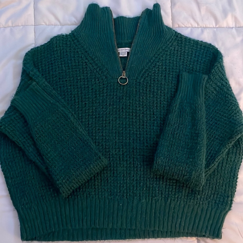 crop, soft, sweater, stretchy, fits like s/m